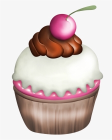 Vc Fashionable El1 - Cupcakes Clipart Png, Transparent Png, Transparent PNG