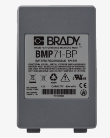 Brady 114885 Battery - Brady Bmp71 Bateria, HD Png Download, Transparent PNG