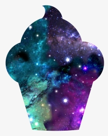 #capcake #cupcake #bolo #doce #galaxia - Milky Way, HD Png Download, Transparent PNG