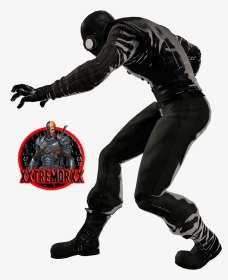 Spiderman Black Suit Render, HD Png Download, Transparent PNG