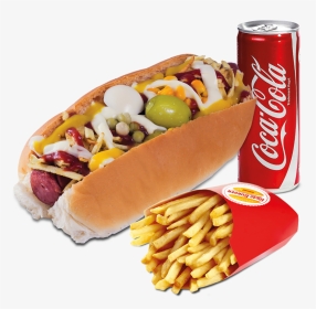 Hot Dog - Dogão - Coca Cola, HD Png Download, Transparent PNG