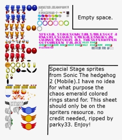 Chaos Emeralds Sprite Sheet, HD Png Download, Transparent PNG