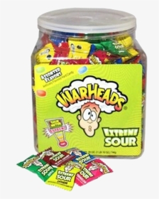 Warheads Extreme Sour Bulk 240 Bucket Impact Confections - Warheads Candy, HD Png Download, Transparent PNG