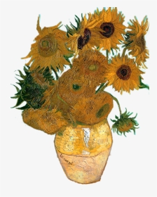 #vangogh #gogh #vincent #vincentvangogh #sunflowers - Sunflowers Van Gogh Paintings, HD Png Download, Transparent PNG