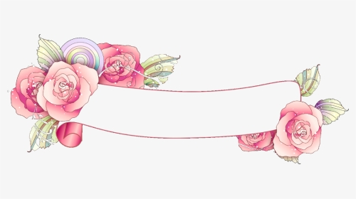 #ftestickers #flowers #textbox #banner #pink - Illustration, HD Png Download, Transparent PNG