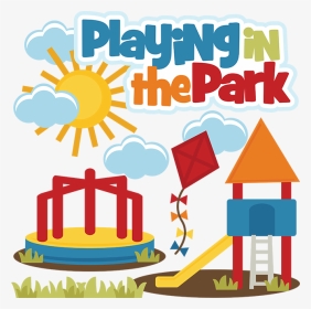 Playing In The Park Clipart, HD Png Download, Transparent PNG