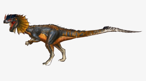 Dilophosaurus Ark Png, Transparent Png, Transparent PNG