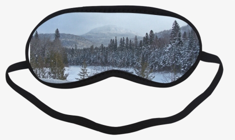 Winter Wonderland Sleeping Mask - Funny Sleeping Eye Mask Design, HD Png Download, Transparent PNG