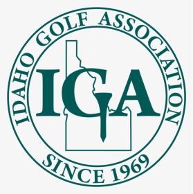 Iga New Logo 2018 Circle - Idaho Golf Association Logo, HD Png Download, Transparent PNG