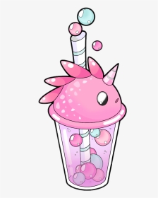 #unicorn #unicórnio #unicornio #kawaii #pink #pastel - Bubble Tea Kawaii, HD Png Download, Transparent PNG