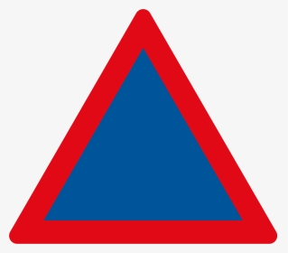 Transparent Triangle Border Png - Blue And Red Triangle, Png Download, Transparent PNG