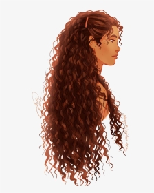 Girl With Curly Hair Clipart, HD Png Download , Transparent Png Image -  PNGitem