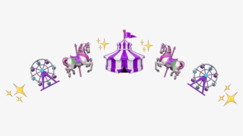 #purple #cute #sparkle #aesthetic #circus #carnival - Illustration, HD Png Download, Transparent PNG
