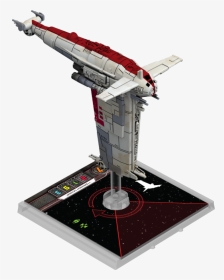 Star Wars%3a X-wing Miniatures Game - X Wing Millennium Falcon Heroes Of The Resistance, HD Png Download, Transparent PNG