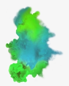 #sccolorfulsmoke #smoke #blueandgreen #colorful #dreamy - Illustration, HD Png Download, Transparent PNG