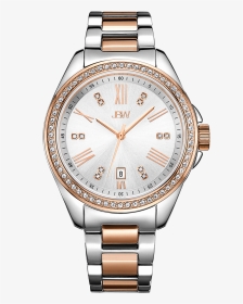 Jbw Capri J6340c Two Tone Stainless Steel Rosegold - J6340d, HD Png Download, Transparent PNG