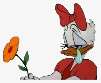 #aesthetic #cartoon #cartoonaesthetic #grungecartoon - Daisy Duck Drawing Sad, HD Png Download, Transparent PNG