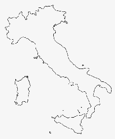 Map Of Italy Plain, HD Png Download, Transparent PNG