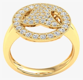 Natural 0 6ct Round Cut Diamond 14k Gold Engagement - Engagement Ring, HD Png Download, Transparent PNG