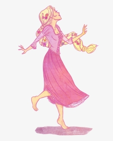 Rapunzel Dancing Art, HD Png Download, Transparent PNG