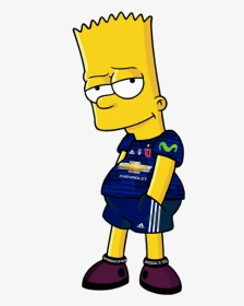 #bart Simpson #adidas #u De Chile #chile - Bart Simpson Face Png, Transparent Png, Transparent PNG