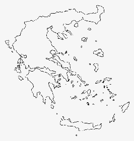 Outline Map Of Greece, HD Png Download, Transparent PNG