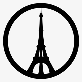 ملف - Peace4paris - Svg - Pray For Paris Transparent, HD Png Download, Transparent PNG