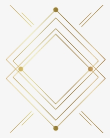 #gold #geometricshapes #geometric #frame #decor #decoration - Bipartite Graph Square, HD Png Download, Transparent PNG