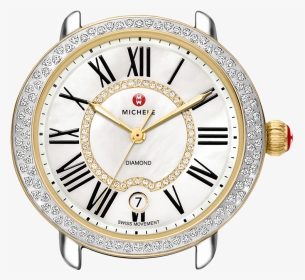Serein 16 Diamond Two-tone - Serein Michele Two Tone Diamond Watch, HD Png Download, Transparent PNG