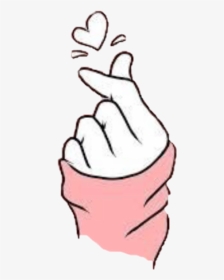 Bts Hand Heart Drawing, HD Png Download, Transparent PNG