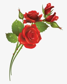 Rose Flowers In Art, HD Png Download, Transparent PNG