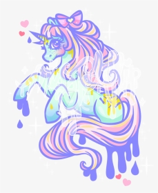 #unicorn #kawaii #tumblr #baby #cute #unicórnio - Kawaii Tumblr Cute Unicorn Drawing Transparent, HD Png Download, Transparent PNG