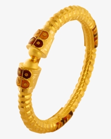 22kt Yellow Gold Bangle For Women - Bangles Of Pc Chandra, HD Png Download, Transparent PNG