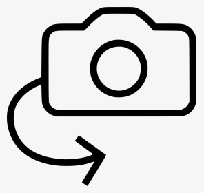 Flip Camera - Camera Icon Iphone Png Transparent White, Png Download, Transparent PNG