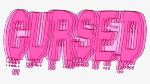 #pink #pinktheme #pinkaesthetic #aesthetic #curse #cursed - Aesthetic Grunge Drawings Trippy, HD Png Download, Transparent PNG
