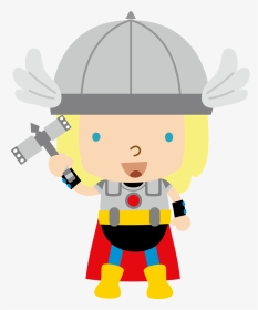 Minus Superhero Clipart, Superhero Birthday Party, - Baby Cute Thor Png, Transparent Png, Transparent PNG