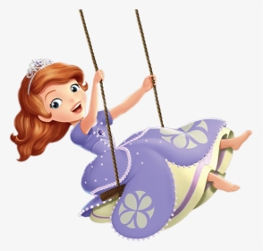 Sofia The First On Swing - Sofia The First Hd Background, HD Png Download, Transparent PNG
