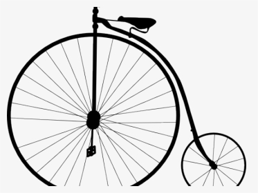Cycling Clipart Old Fashioned - Penny Farthing Bicycle Clipart, HD Png Download, Transparent PNG