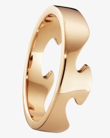 Georg Jensen Fusion 18ct Rose Gold End Ring - Ring, HD Png Download, Transparent PNG