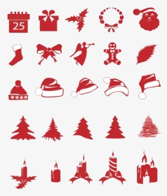 Christmas Tree Vector Red, HD Png Download, Transparent PNG