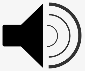 Sound On Clipart Graphic Black And White Download Sound - Speaker Clipart Black And White, HD Png Download, Transparent PNG