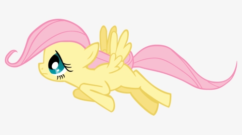 My Little Pony Friendship Is Magic Fluttershy Filly - Mlp Filly Fluttershy Vector, HD Png Download, Transparent PNG