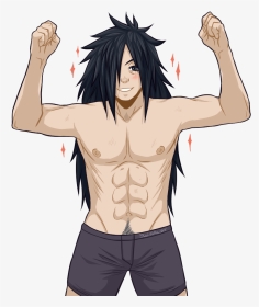 I Really Wanted To Draw A Shirtless Madara - Anime, HD Png Download, Transparent PNG