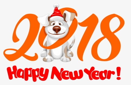 Dog Chinese New Year Happy New Year - Transparent Happy New Year Png, Png Download, Transparent PNG
