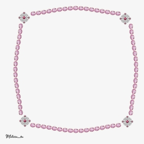 Frame From Pink Gems Png By Melissa Tm-d83zfuq - Necklace, Transparent Png, Transparent PNG