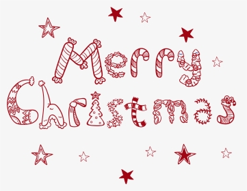 Merry Christmas 藝術 字, HD Png Download, Transparent PNG