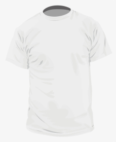 Kaos Polos White Shirt Template Back And Front Joy - Plain White Tee Shirt Transparent Background, HD Png Download, Transparent PNG