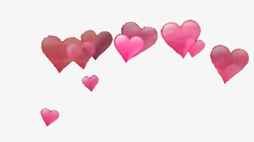 #kpop #heartcrown #crown #heart #hearts #pink #red - Heart Around Head Png, Transparent Png, Transparent PNG