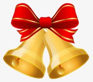 Red Gold Bells Christmas, HD Png Download, Transparent PNG