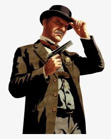 Red Dead Redemption 1 Characters , Png Download - Edgar Ross Red Dead 2, Transparent Png, Transparent PNG